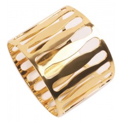 Porta Guardanapo de Metal Dourado